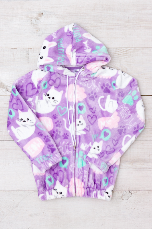 Джемпер для дівчинки (на блискавці)